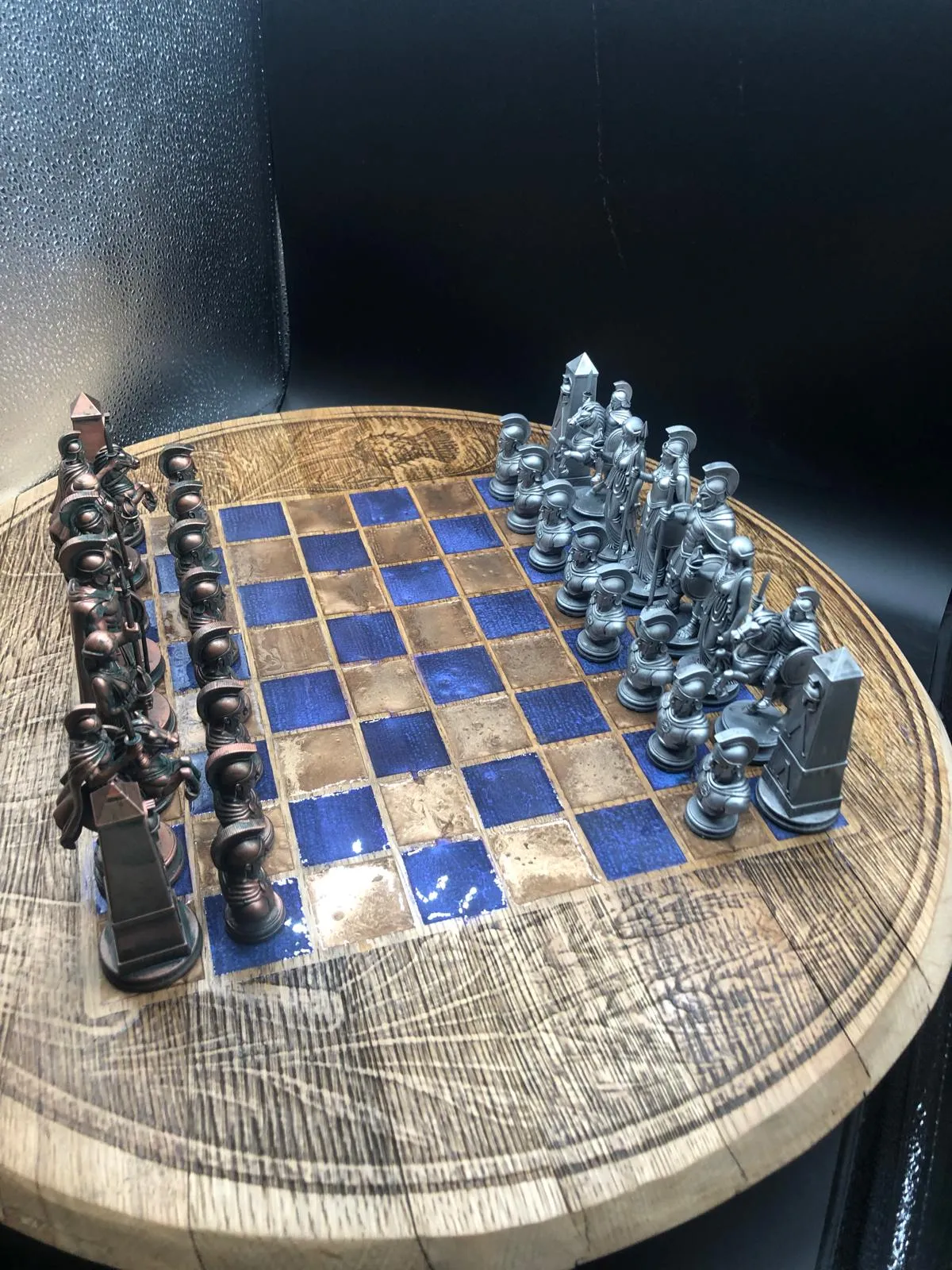 Hand Painted Chess Pieces