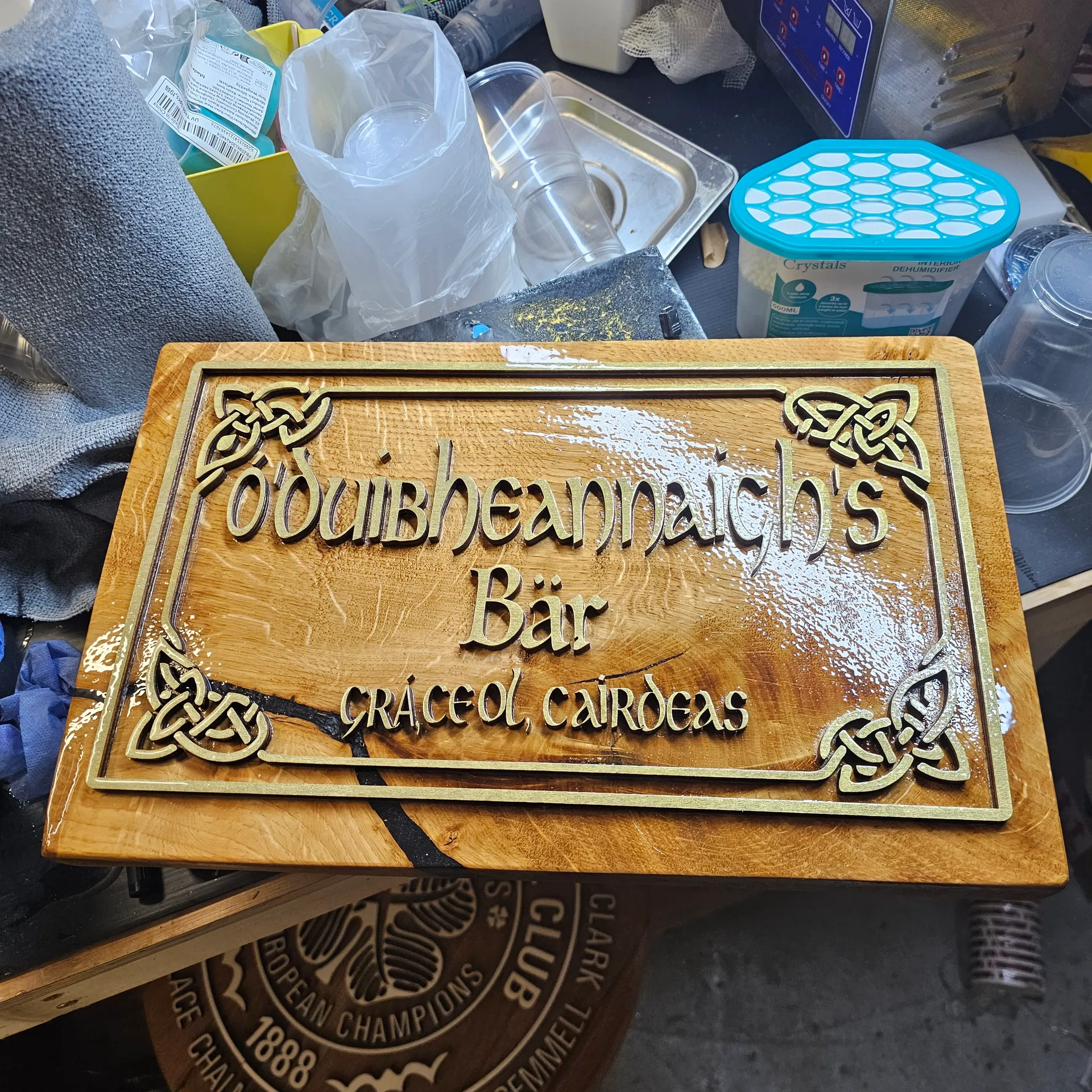 Custom Oak & Resin Sign – Handmade to Order