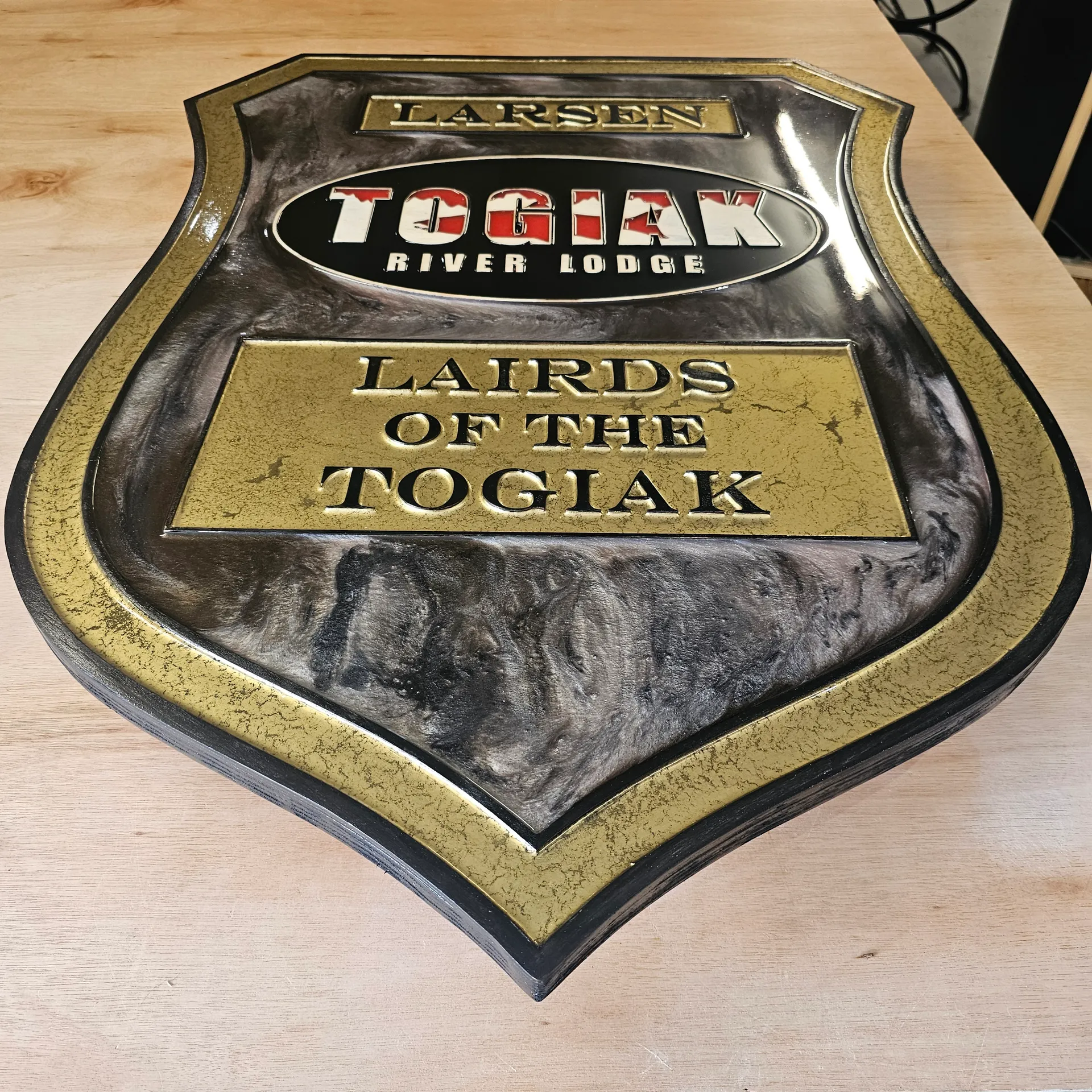 Togiak River Lodge Sign