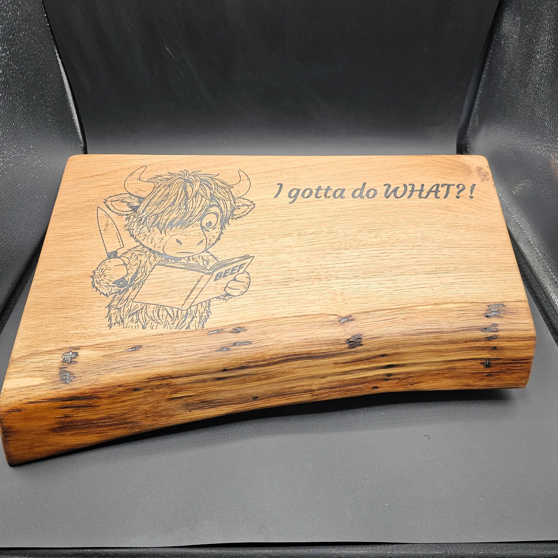 Novelty Highland Cow Chopping Board