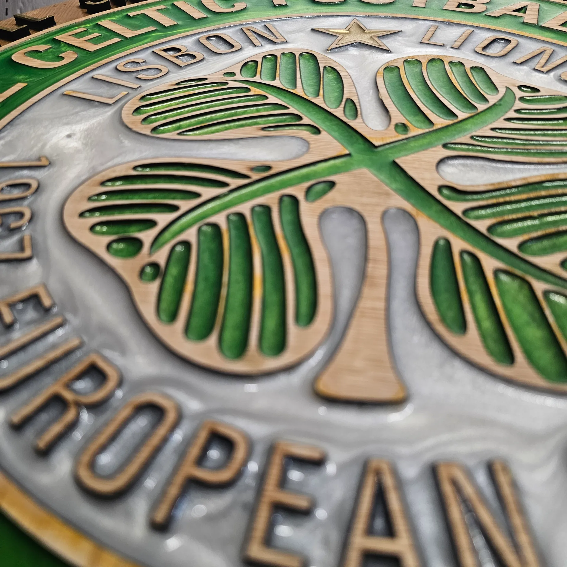 Lisbon Lions Celtic F.C. Crest – Reclaimed Whisky Barrel Edition