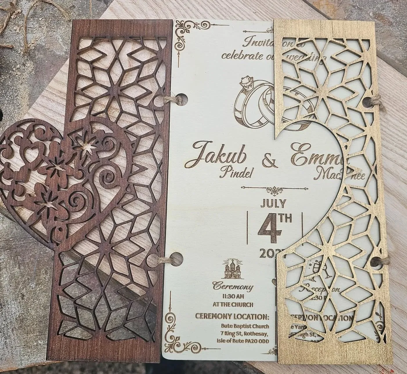 Laser Cut Stationery
