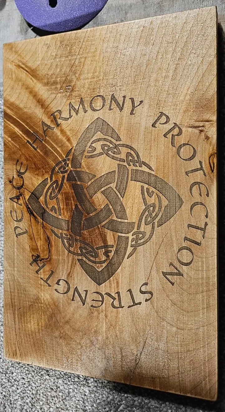Celtic Engravings on Wood